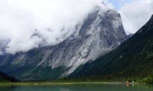 Glacier Lake at the end of our trip
