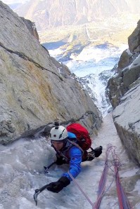 Finn McCann high up on the Eugster Direct. Finn McCann high up on the Eugster Direct