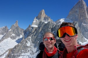 Finn and Wilki with the Poincenot in the background