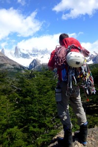 Finn McCann scoping out the Fitzroy skyline