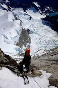 Wilki loving the perfect Patagonian weather